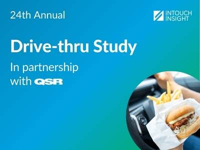 Download the 2024 Drive-Thru Study - in partnership with QSR